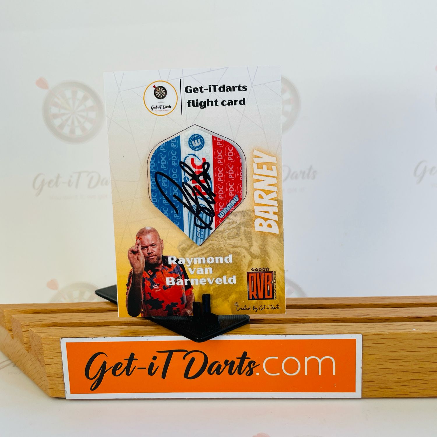 Raymond van Barneveld Flightcard PDC 