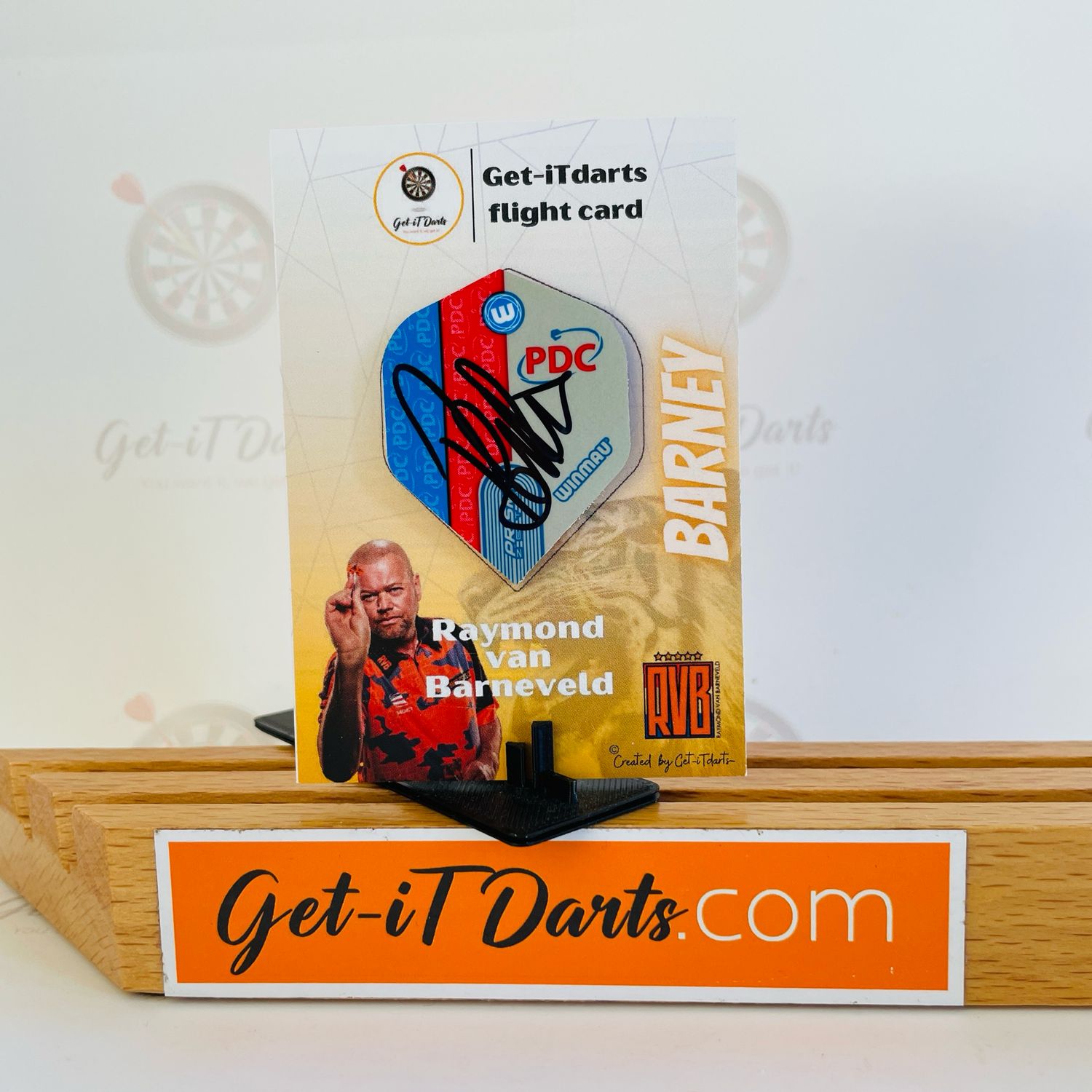 Raymond van Barneveld Flightcard PDC 