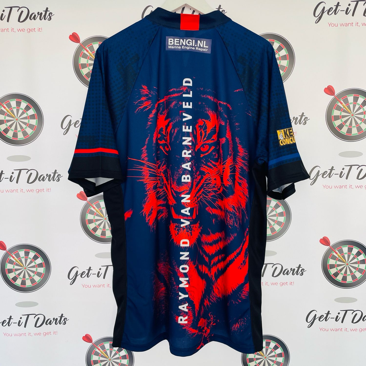 Raymond van Barneveld Match Worn shirt vs Bunting, Toto Dutch Darts Masters