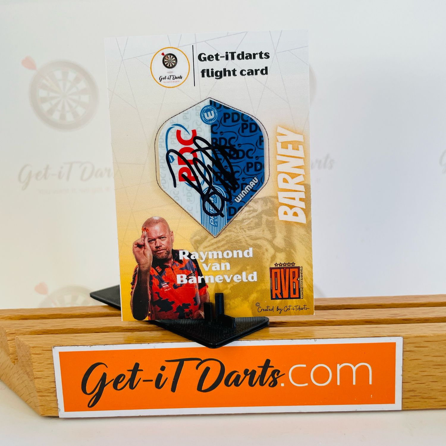 Raymond van Barneveld Flightcard PDC 