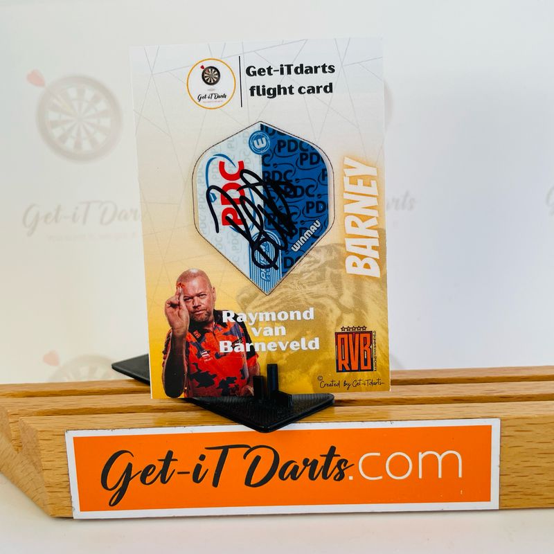 Raymond van Barneveld Flightcard PDC 