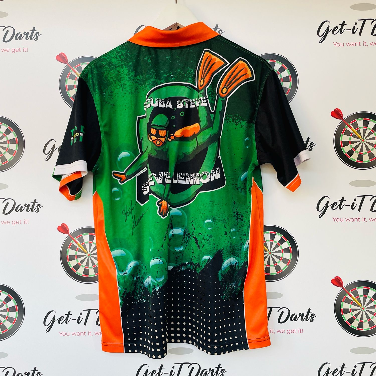 Steve Lennon Match Worn Shirt PDC 2022