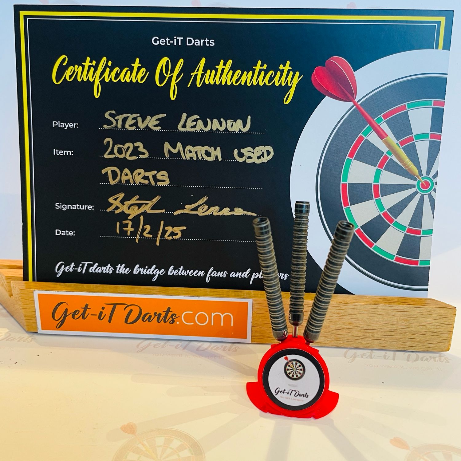 Steve Lennon Match Used Darts 2023