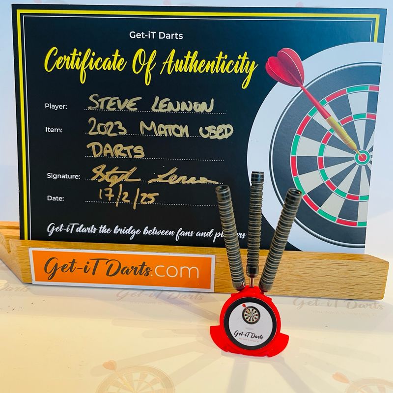 Steve Lennon Match Used Darts 2023