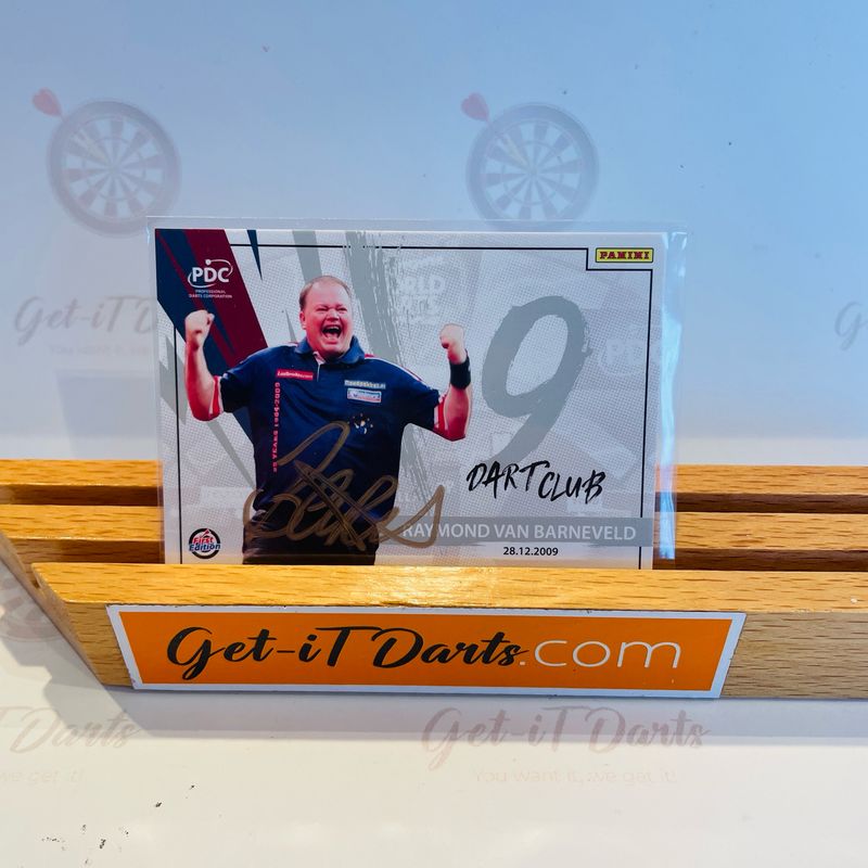 Limited Signed Panini Cards - Raymond van Barneveld (gold signed)