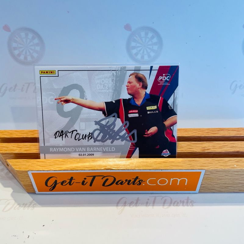 Limited Signed Panini Cards - Raymond van Barneveld (silver signed) 