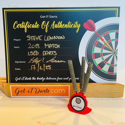 Steve Lennon Match Used darts 2018