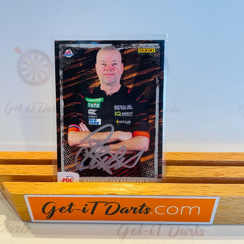 Limited Signed Panini Cards - Raymond van Barneveld (silver signed) 