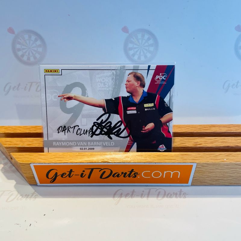 Limited Signed Panini Cards - Raymond van Barneveld (black signed)