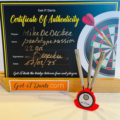 Mike de Decker Prototype darts From Mission