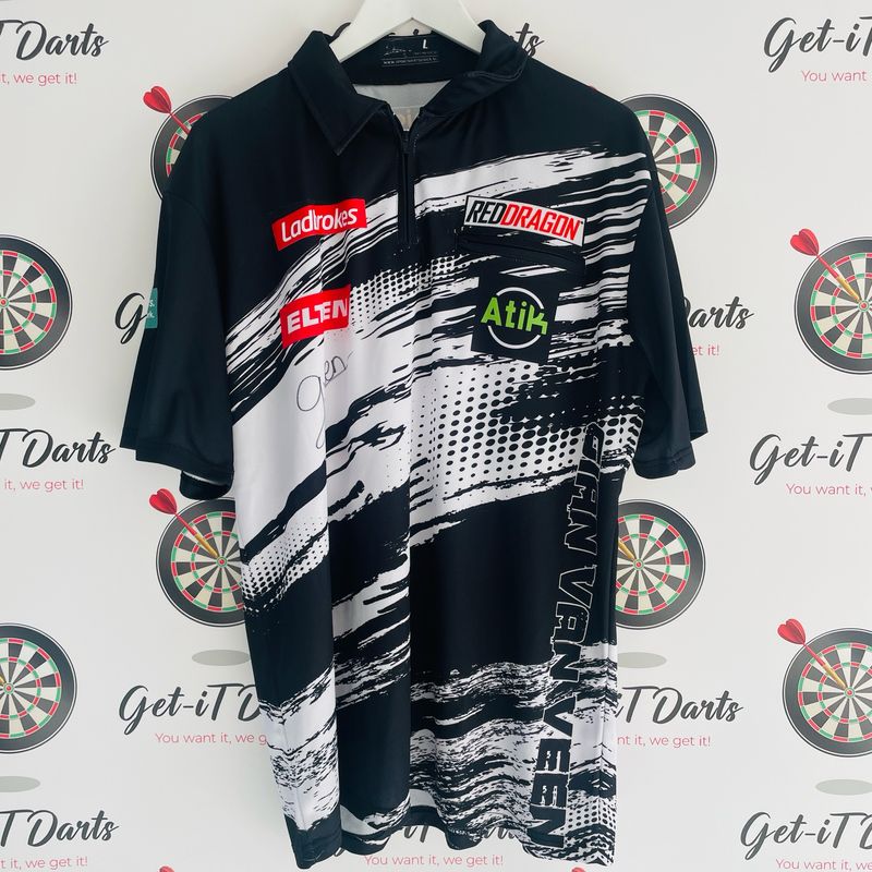Gian van Veen match Used shirt vs Luke Littler, L8 UK Open ‘25