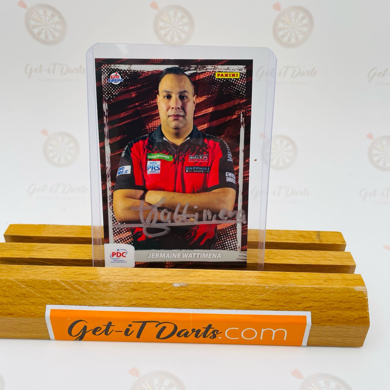 Jermaine Wattimena signed Panini Cards
