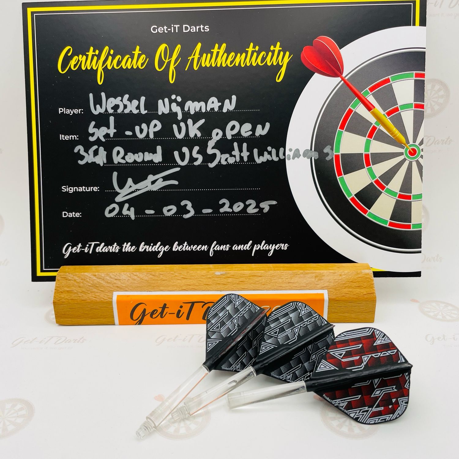 Wessel Nijman match Used setup vs Scott Williams