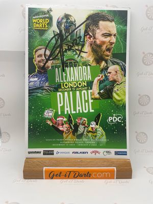 Program signed by Glen Durrant
