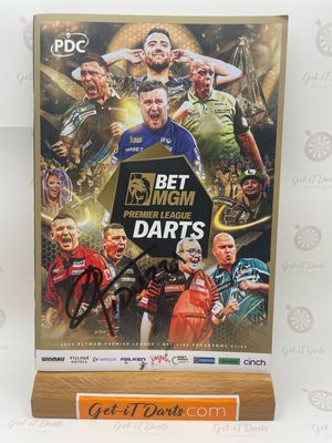 Program signed by Glen Durrant