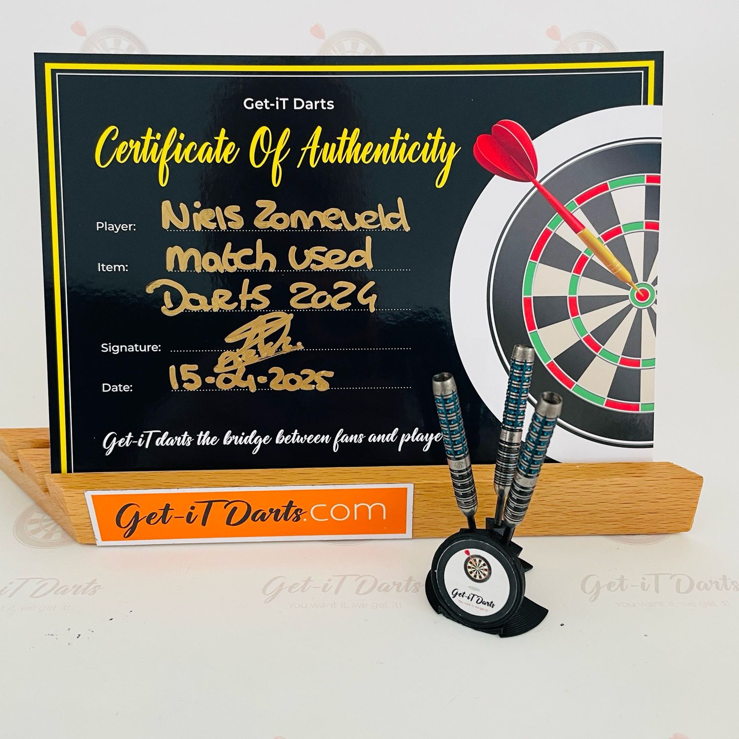 Niels Zonneveld, Match Used Darts