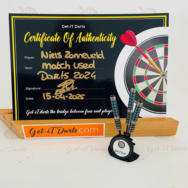 Niels Zonneveld, Match Used Darts