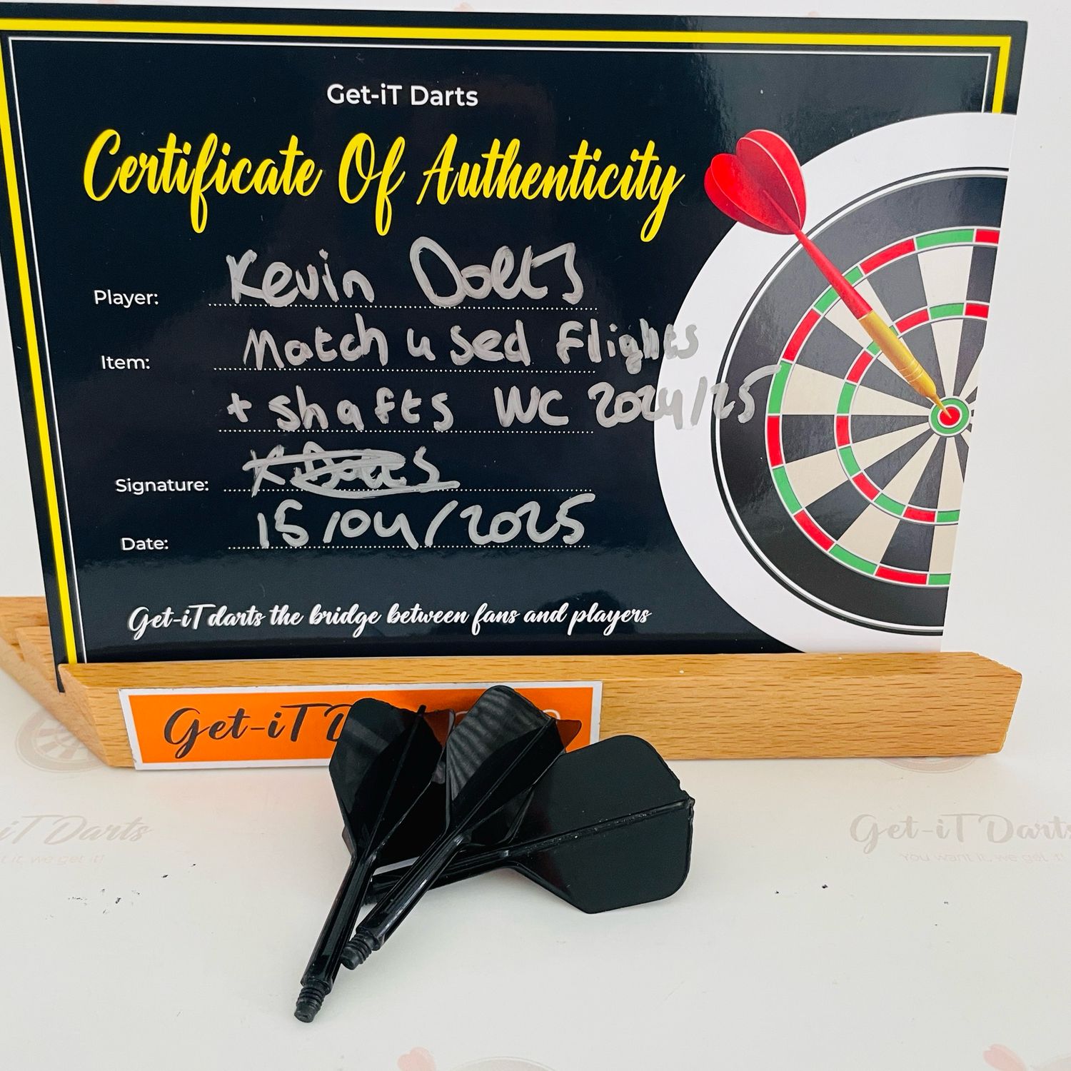 Kevin Doets - Match Used setup WC2025