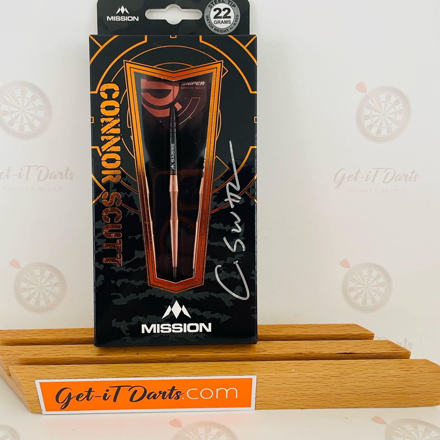Connor Scutt new darts boxed and signed