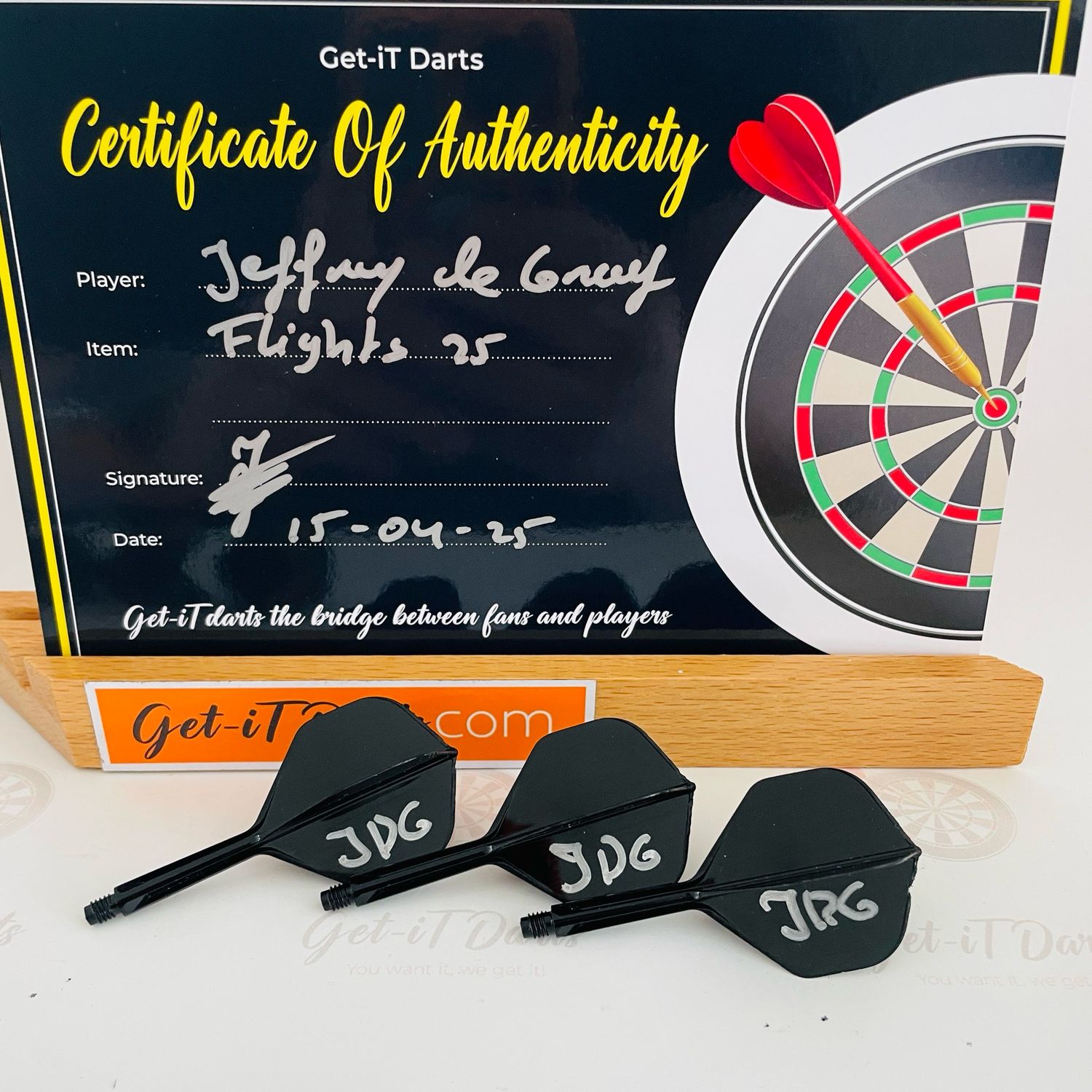 Jeffrey de Graaf match used setup
