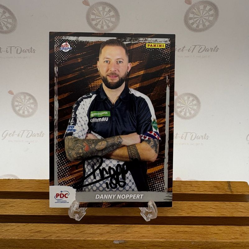Danny Noppert signed Panini Cards 
