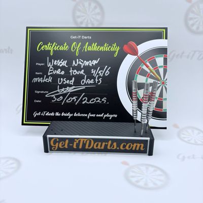 Wessel Nijman match used darts, Eurotour 4,5&6