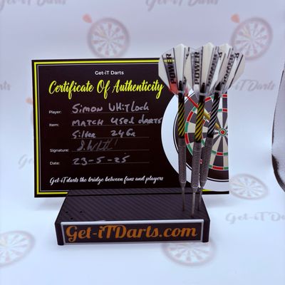 Simon Whitlock, Match Used Darts
