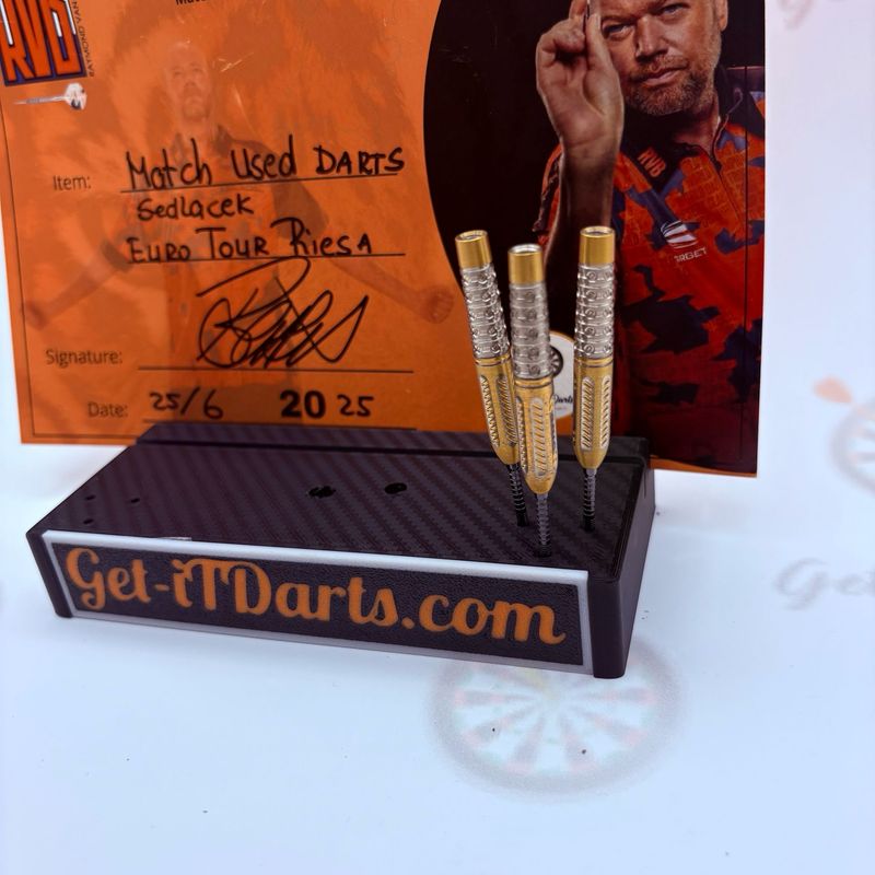 Raymond van Barneveld Match Used Darts vs Sedlacek