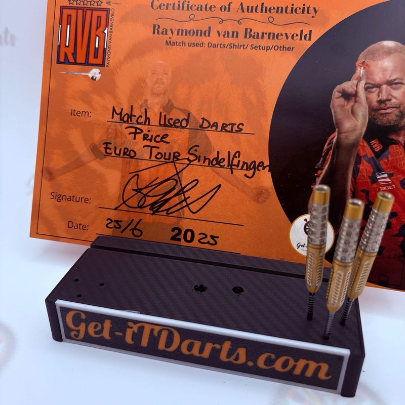 Raymon van Barneveld, Match Used Darts, vs Gerwen Price