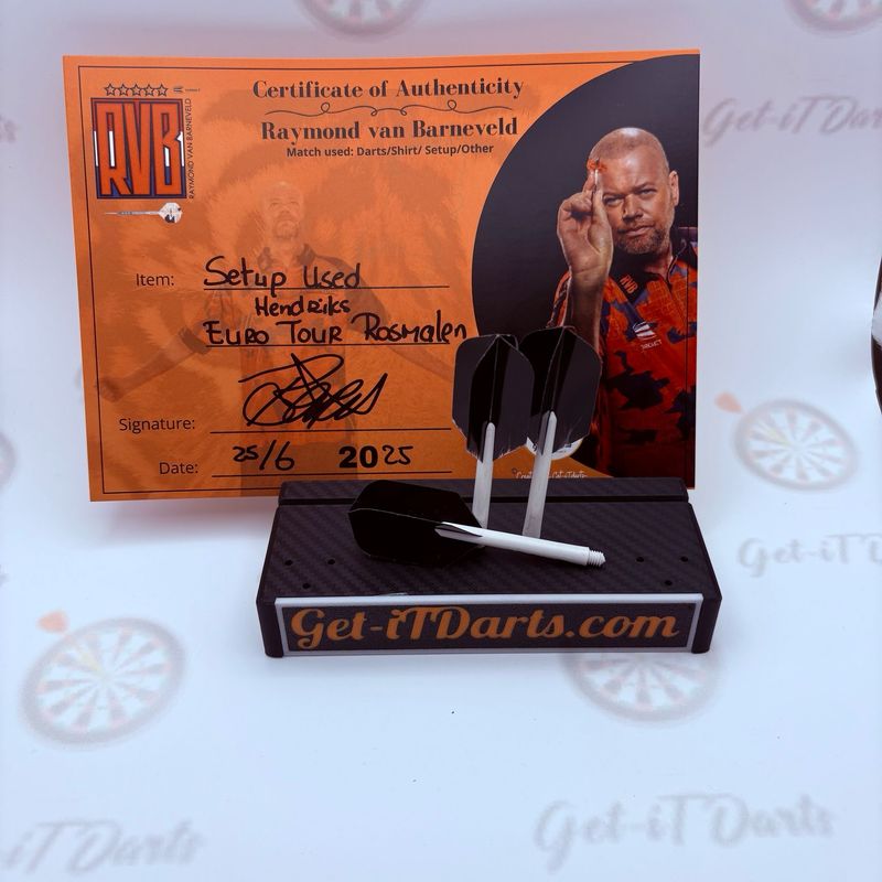 Raymond van Barneveld, match Used setup vs Jerry Hendriks