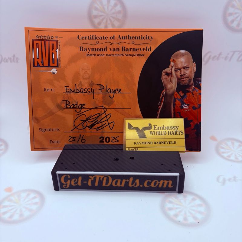 Raymond Van Barneveld, Embassy player Badge