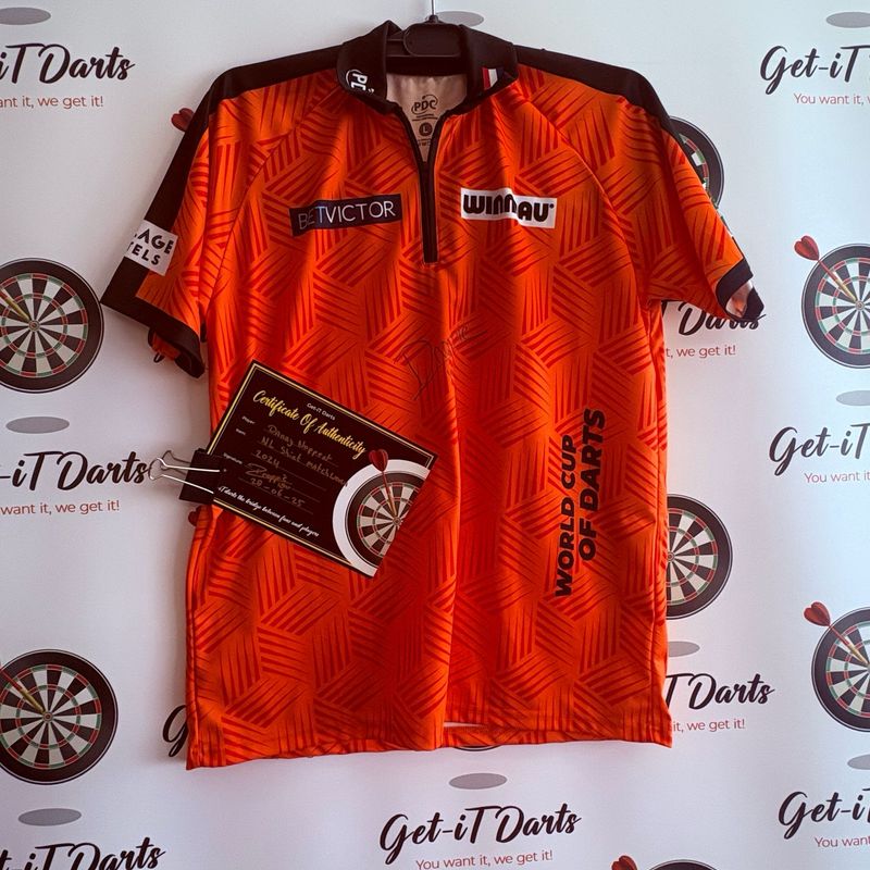 Danny Noppert, Wold Cup 2024, match worn 