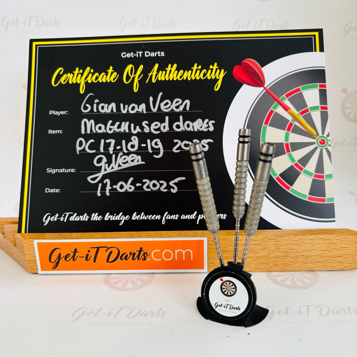 Gian van Veen, Match Used darts, pc 17,18,19