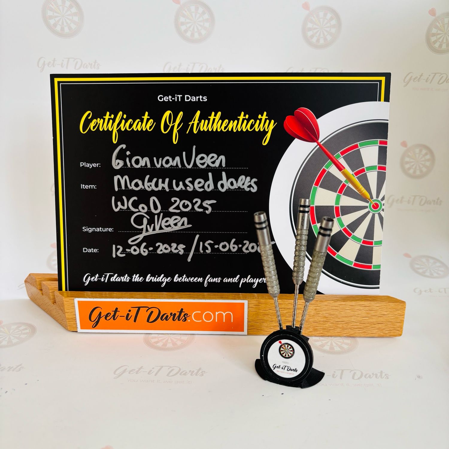 Gian van Veen, Match Used Darts, World Cup of Darts 2025