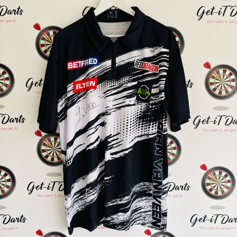 Gian van Veen match Worn shirt VS Danny Noppert - World Matchplay 2025