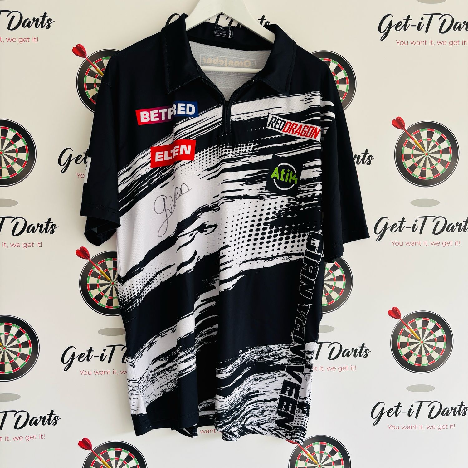 Gian van Veen match Worn shirt VS James Wade - World Matchplay 2025
