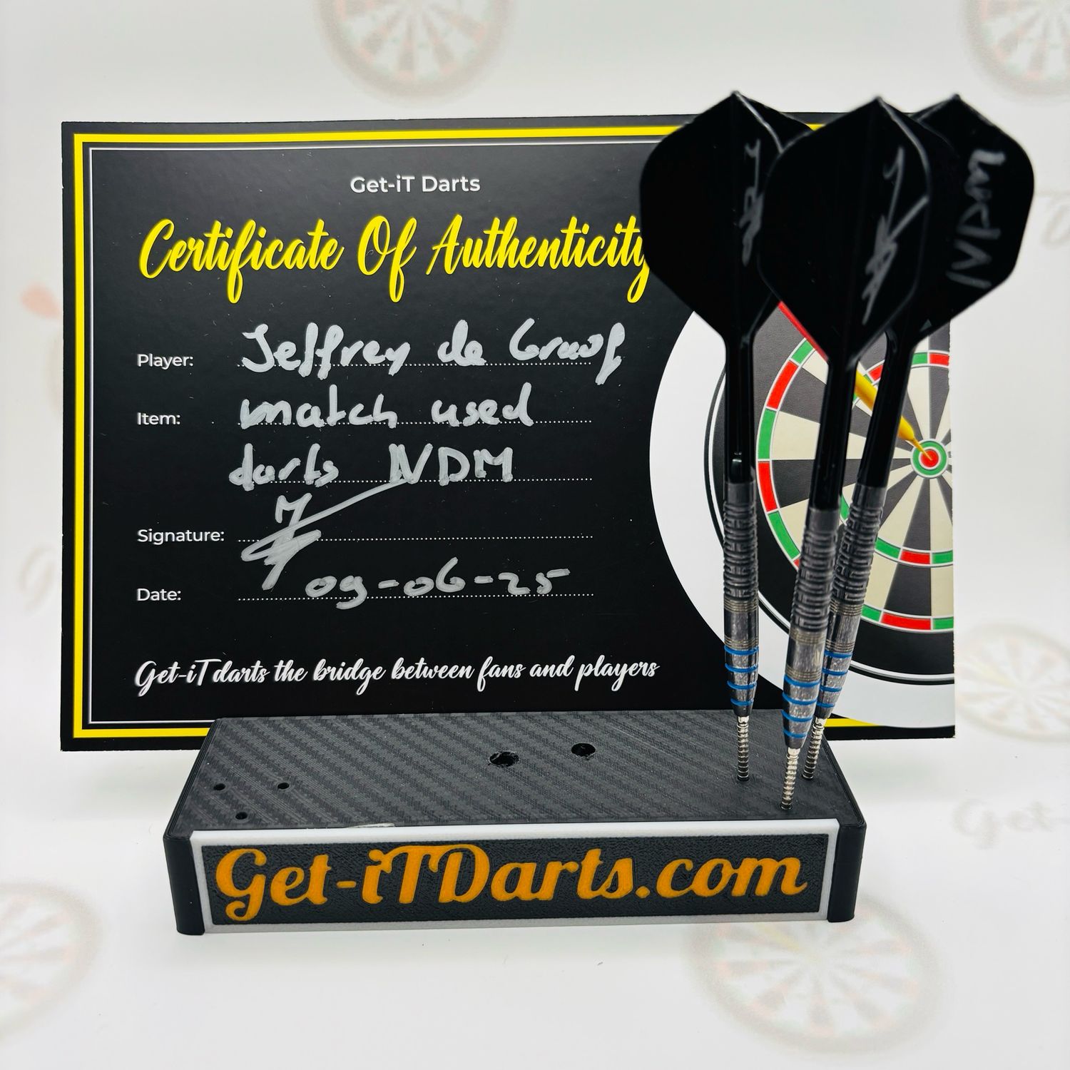 Jeffrey de Graaf, Match Used Darts