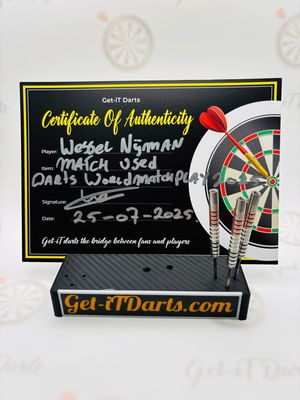 Wessel Nijman, match Used darts