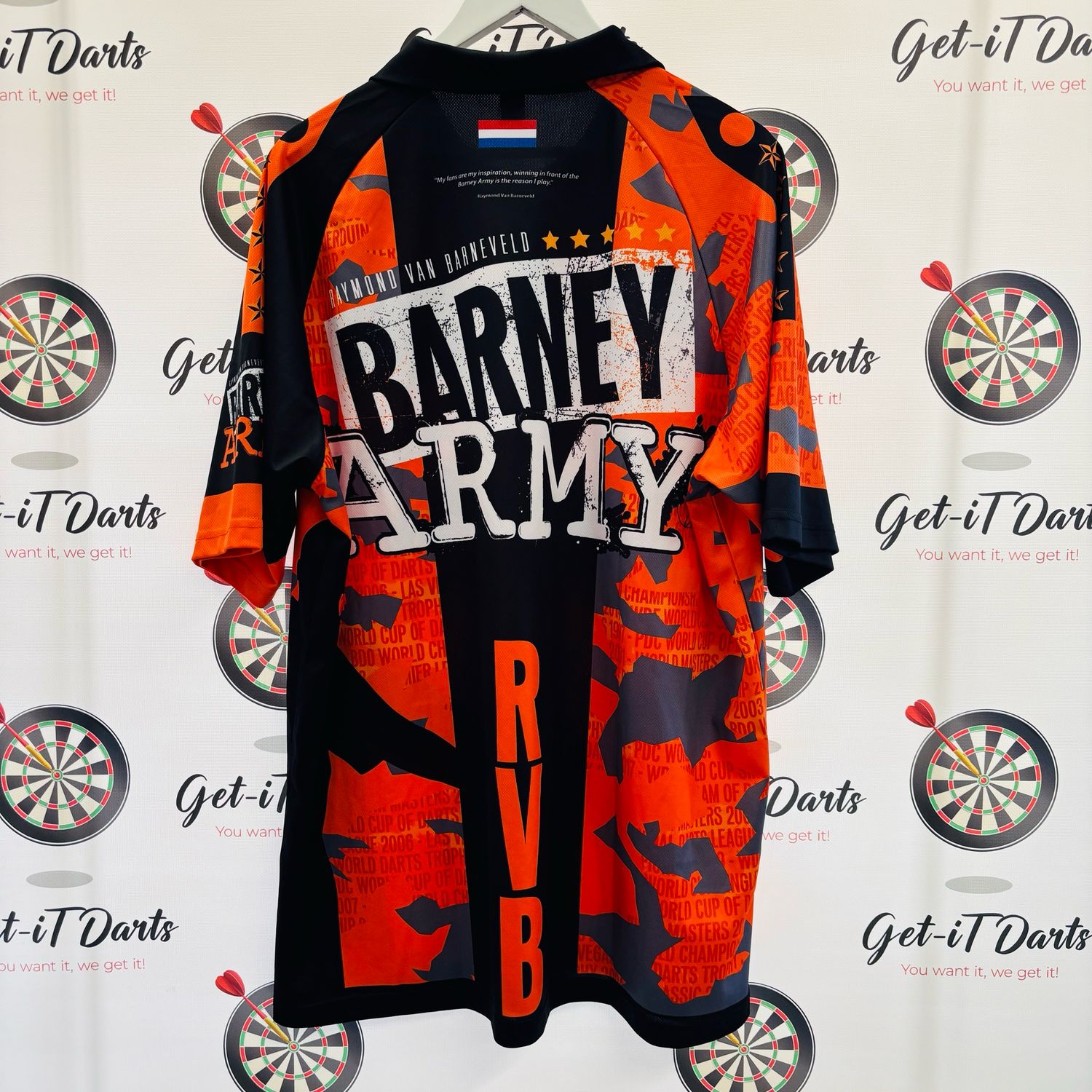 Raymond van Barneveld, match Worn shirt