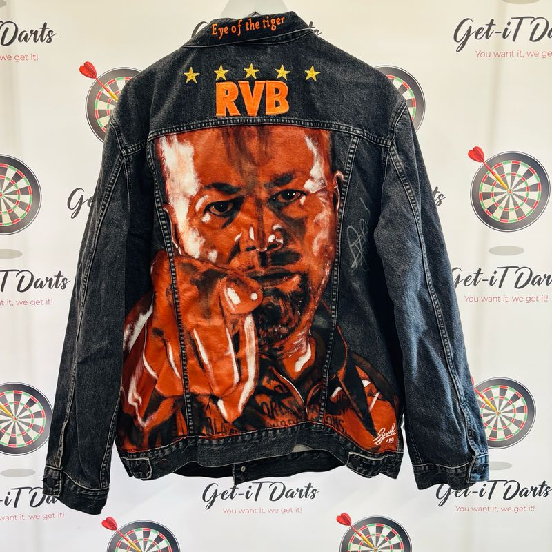 Raymond van Barneveld, special Art, Jacket, Signed with Coa 