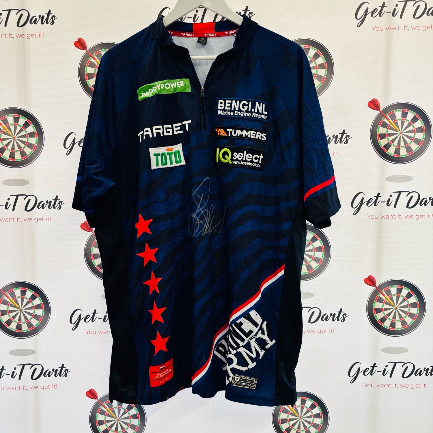 Raymond van Barneveld, Interview shirt