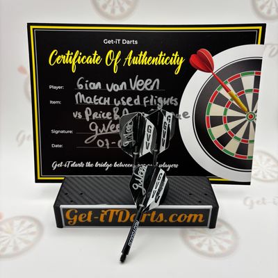 Gian van Veen, match used setup, eurotour Praag vs Price