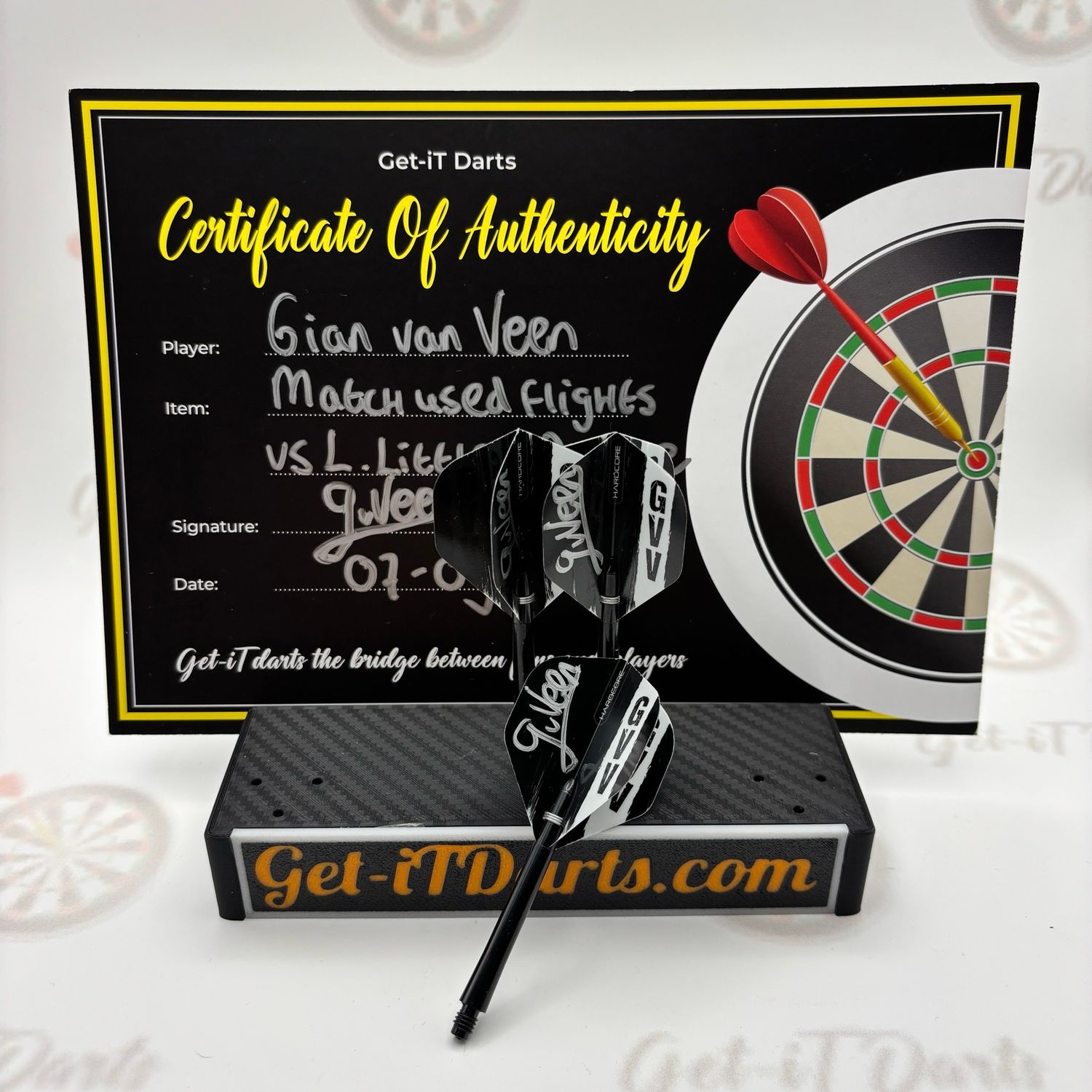 Gian van Veen, match used setup, eurotour Praag vs Littler