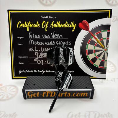 Gian van Veen, match used setup, eurotour Praag vs Littler