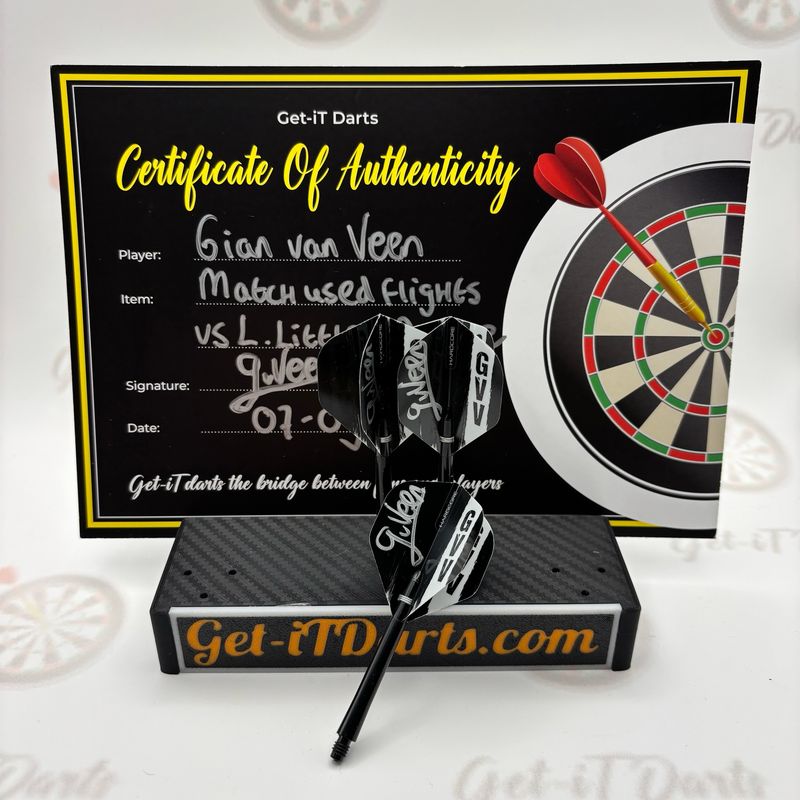 Gian van Veen, match used setup, eurotour Praag vs Littler