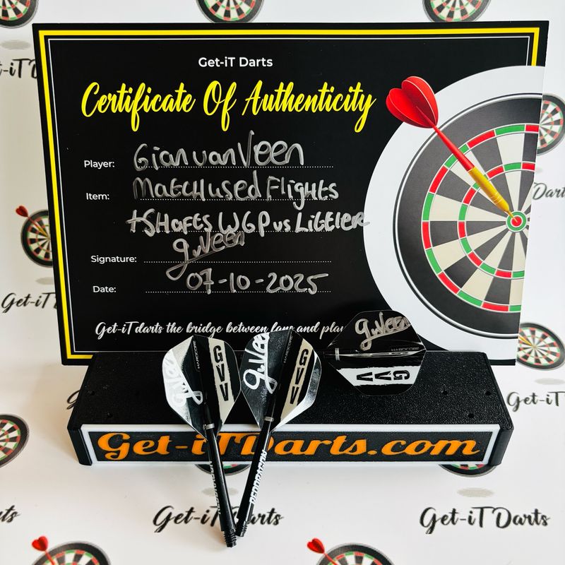 Gian Van Veen, match used set-up WGP 2025 versus Luke Littler