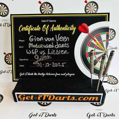 Gian Van Veen, Match Used darts WGP versus Luke Littler