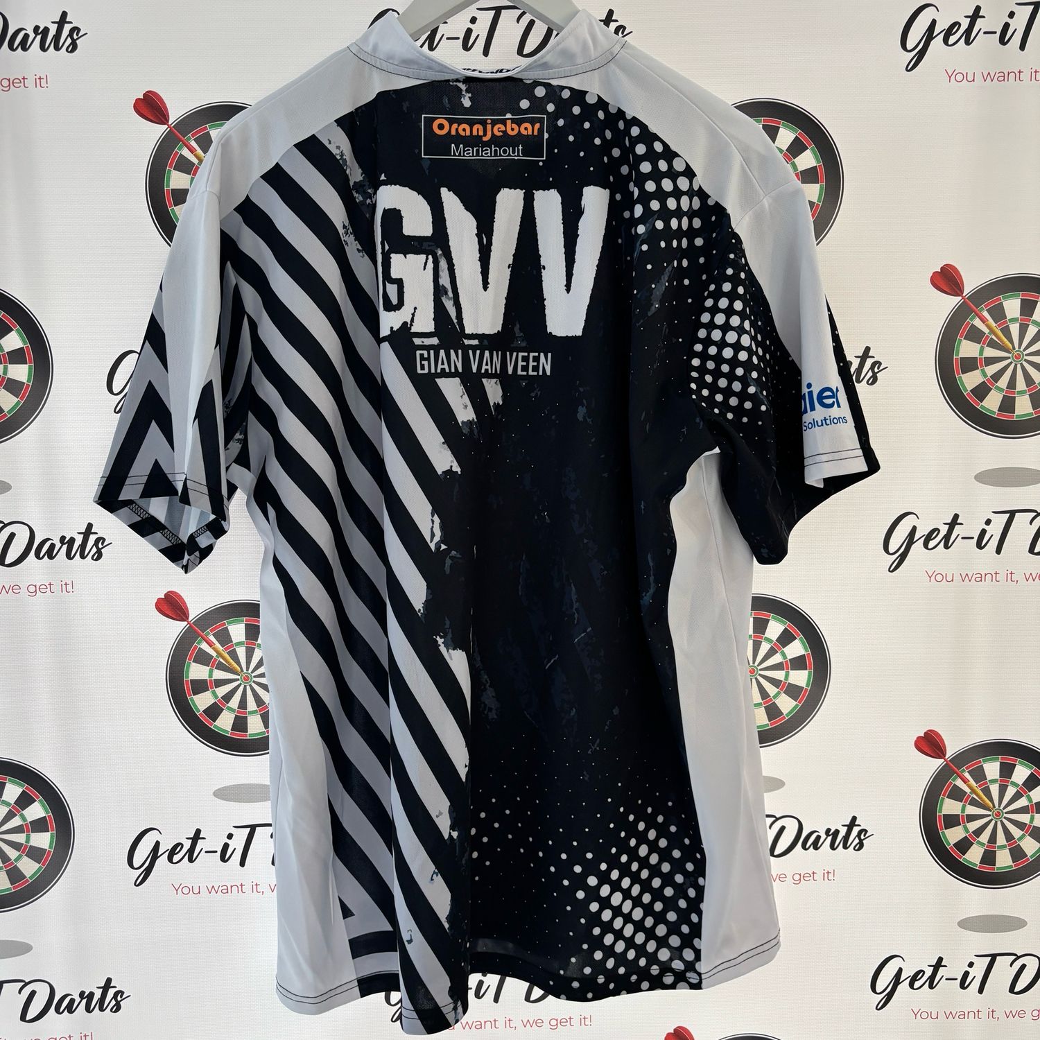 Gian van Veen Match Worn Shirt WGP vs Luke Littler (see details) Gian van Veen Match Worn Shirt WGP vs Luke Littler (see details)
