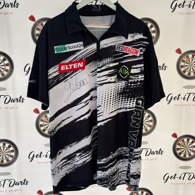 Gian van Veen, match used shirt, vs Ryan Searle EC 2025