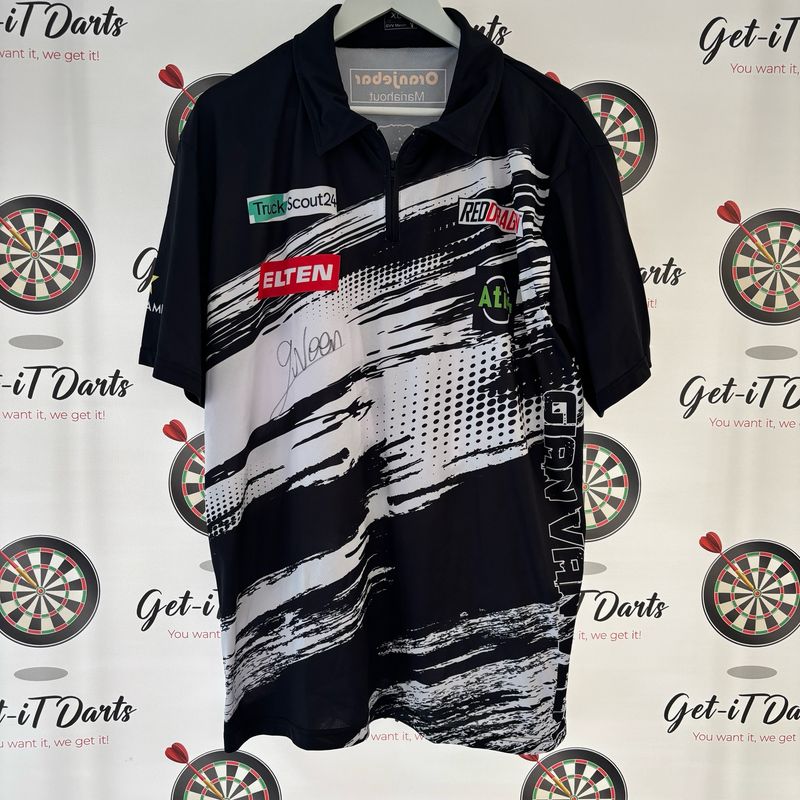 Gian van Veen, match used shirt, vs Damon Heta EC 2025 Gian van Veen, match used shirt, vs Damon Heta EC 2025